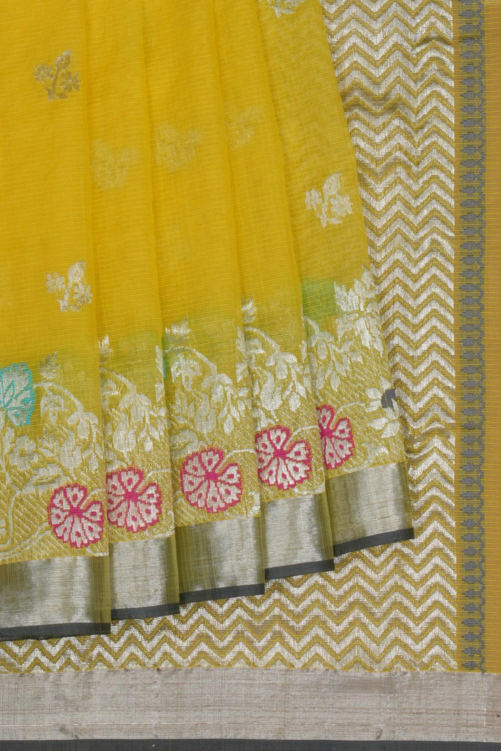 Image of Kota Yellow Saree